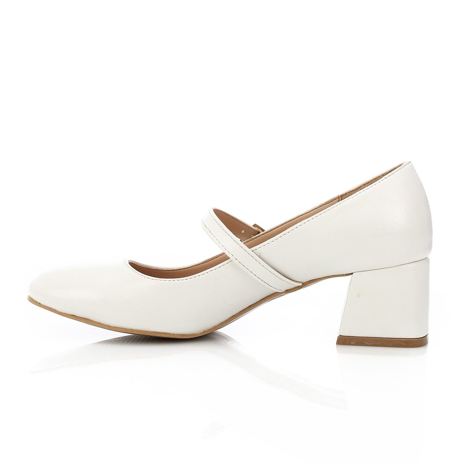 Women’s Block Heel Pumps – Tan Comfortable Elegant.