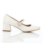 Women’s Block Heel Pumps – Tan Comfortable Elegant.