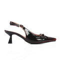 Women's Classic Black Pointed-Toe Pumps  3CM