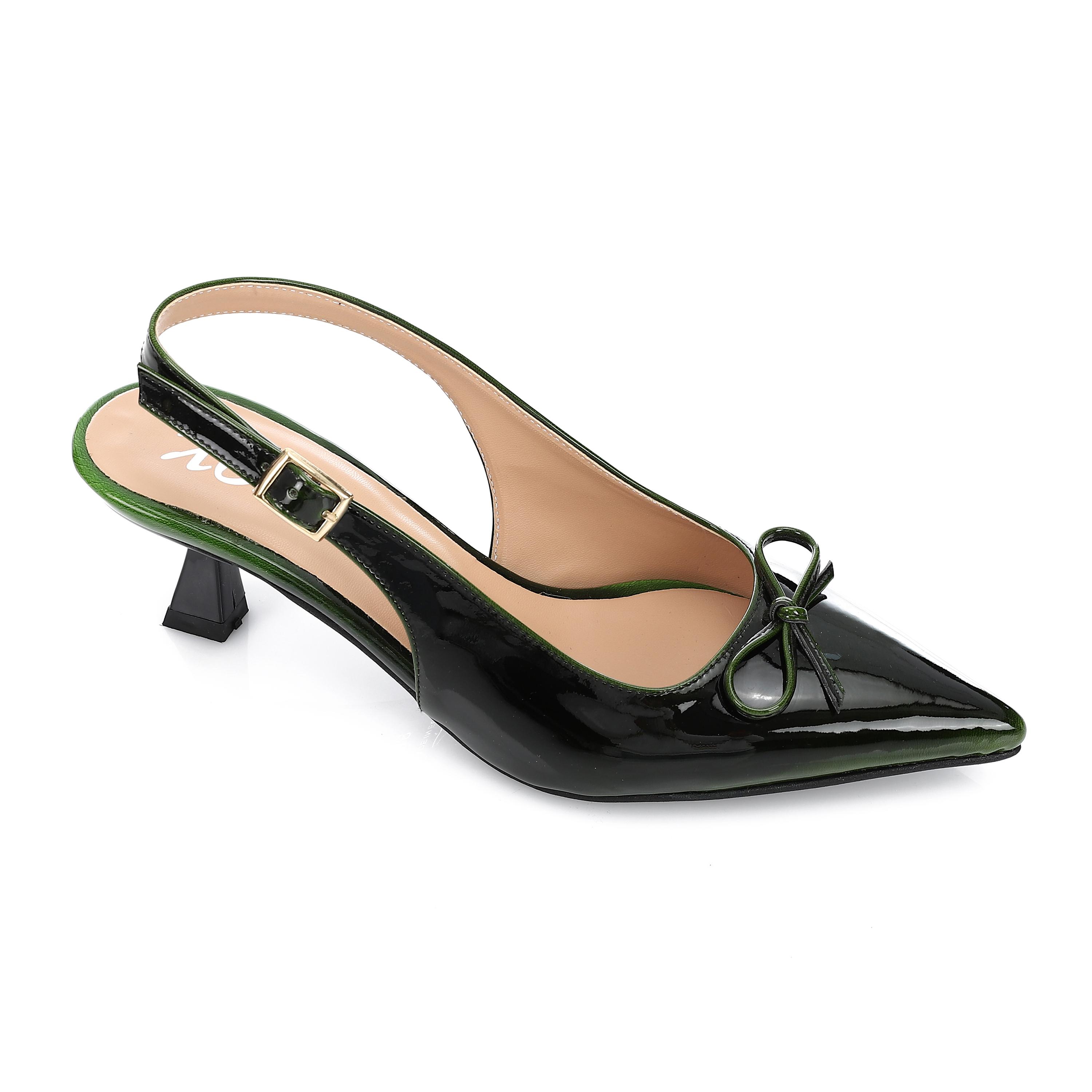 Women's Classic Black Pointed-Toe Pumps  3CM